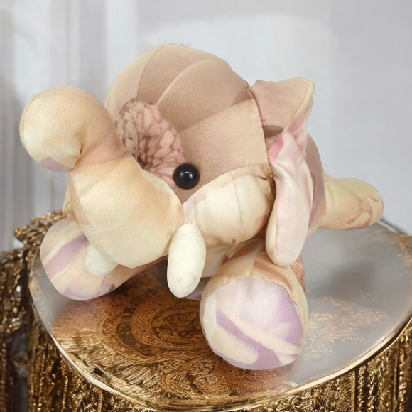 Salvatore Ferragamo Silk Large Elephant Plush 🐘